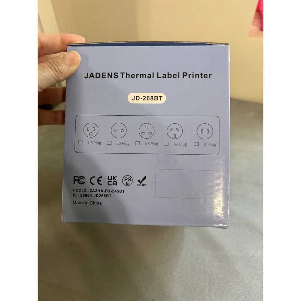 Jadens Bluetooth Thermal Shipping Label Printer JD-268BT  Brand New
